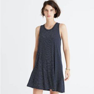 Madewell Highpoint Tank Dress in Chevron Stripe